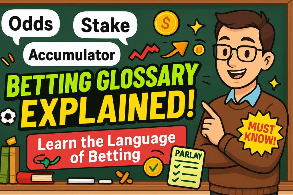 Comprehensive Betting Glossary: Essential Sports Betting Terms Explained